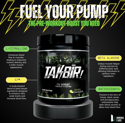 TAKBIR! Halal Pre-Workout